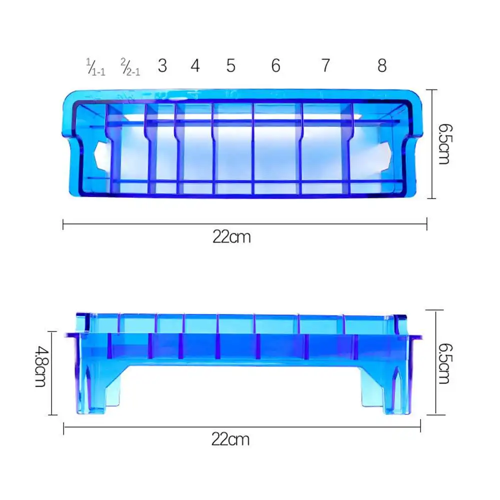 Creative New 8 Grid Guide Limit Comb Storage Box Hair Clipper Organizer Case for Salon Suitable For Hair Salon Storage1pc
Creative New 8 Grid Guide Limit Comb Storage Box Hair Clipper Organizer Case for Salon Suitable For Hair Salon Storage1pc