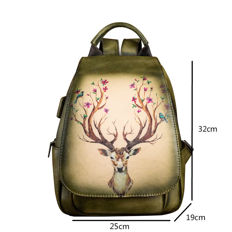YourSeason Genuine Leather Female Retro Travel Bags 2021 Cowhide Female Hand Painted Backpacks Large Capacity
YourSeason Genuine Leather Female Retro Travel Bags 2021 Cowhide Female Hand Painted Backpacks Large Capacity