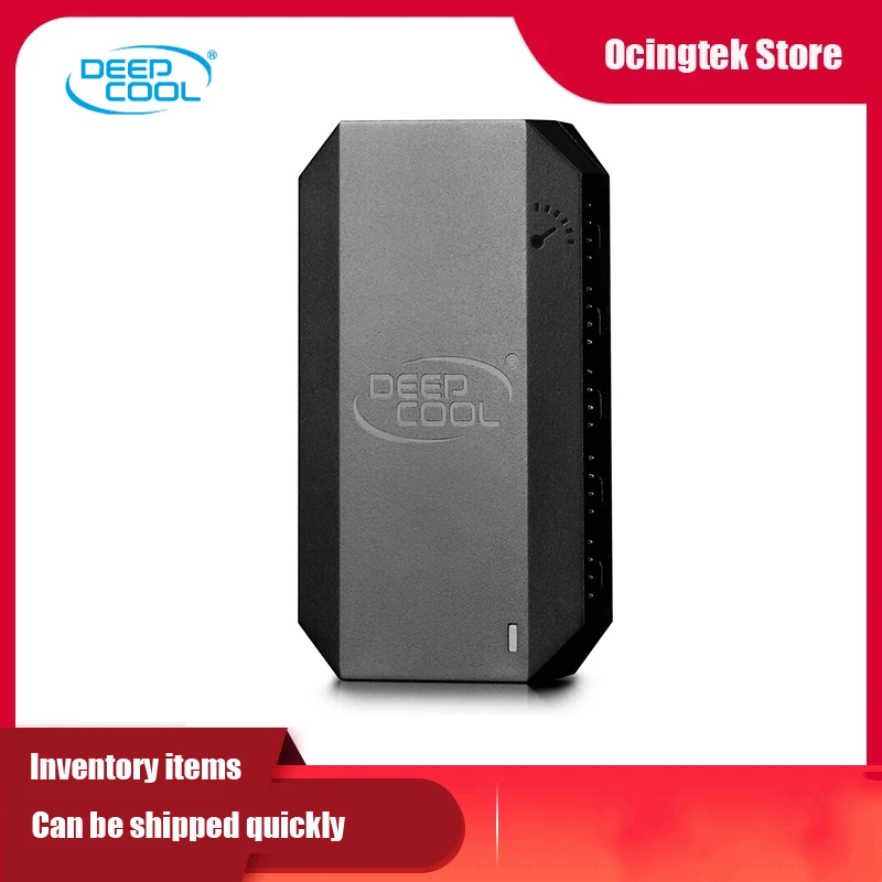 DEEPCOOL FH 10 1to10 вентилятор hub SATA источник питания поддерживает 4 контактный PWM