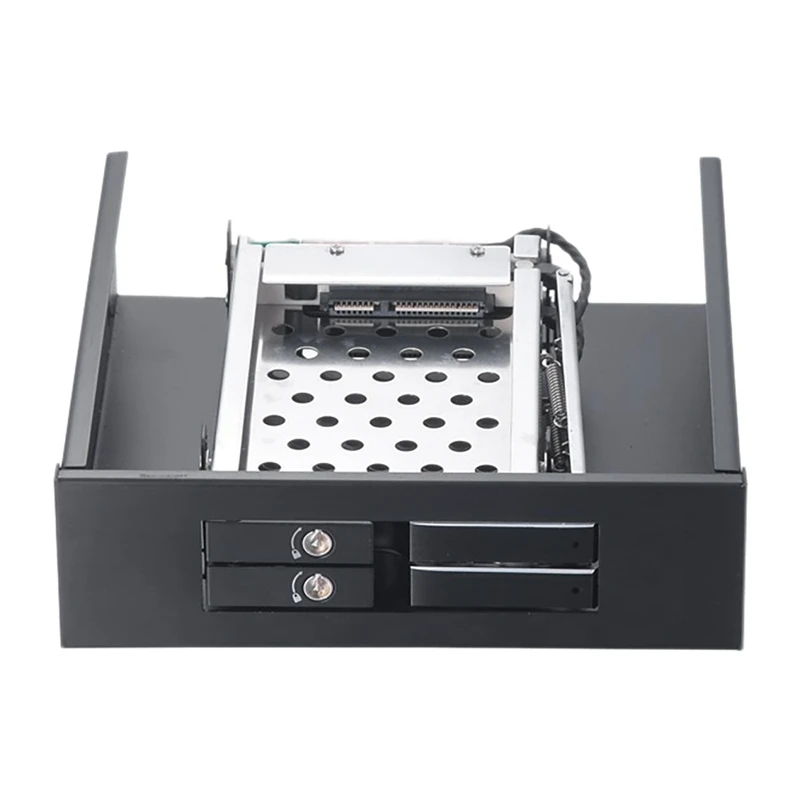 HDD SSD Docking Station Compatible Dual 2.5-Inch SATA 7-9.5mm Hard Drive Tray for Desktop PC Drive Panel 5.25 Inches 
HDD SSD Docking Station Compatible Dual 2.5-Inch SATA 7-9.5mm Hard Drive Tray for Desktop PC Drive Panel 5.25 Inches