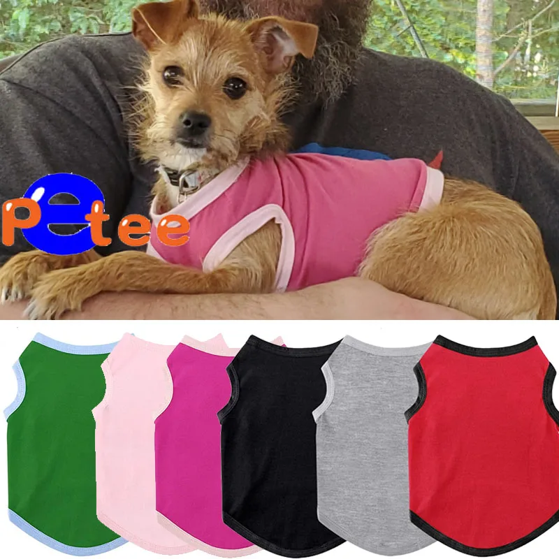Pet Clothes For Dogs Cat Solid Color Cotton Vest Dog Sweather Coat Puppy Costume Cat Summer Clothing Pets Outfits for Small Pets
Pet Clothes For Dogs Cat Solid Color Cotton Vest Dog Sweather Coat Puppy Costume Cat Summer Clothing Pets Outfits for Small Pets