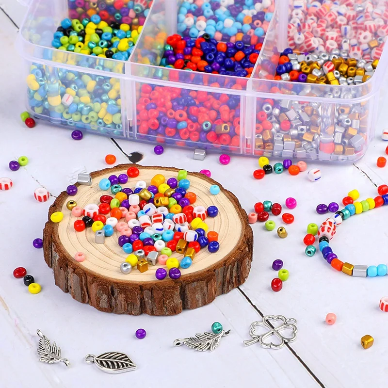Making Supplies Kit Jewelry Seed Beads Jewelry Pliers Beading Wire for Necklace Bracelet Earrings Making and Repairing
Making Supplies Kit Jewelry Seed Beads Jewelry Pliers Beading Wire for Necklace Bracelet Earrings Making and Repairing