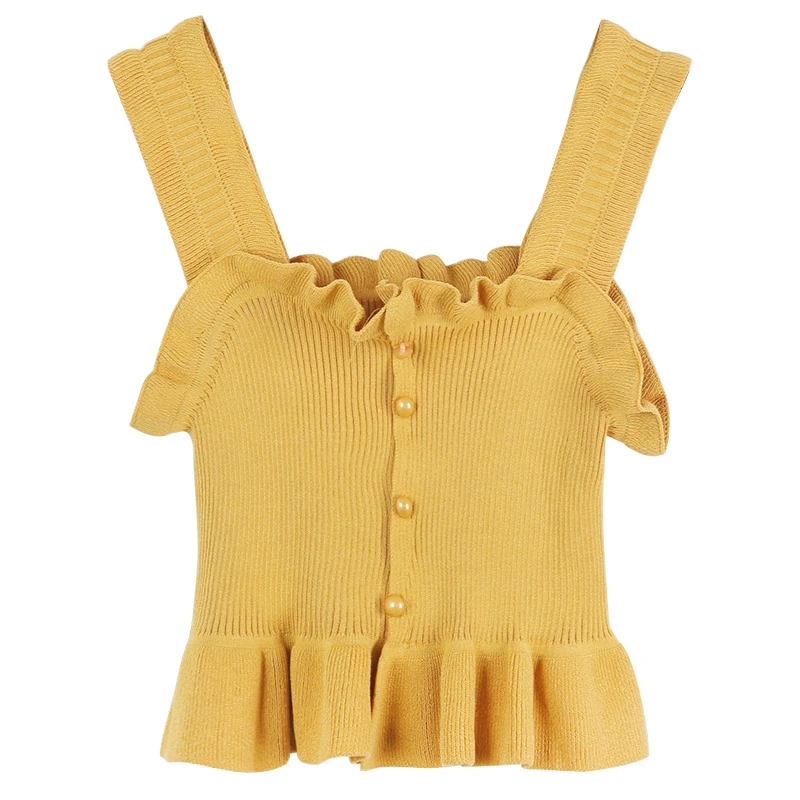 2021 Korean Style New Sexy Women's Clothing Inner Wear Blouse Base Knitting Sleeveless Fungus Lace Camisole Spring
2021 Korean Style New Sexy Women's Clothing Inner Wear Blouse Base Knitting Sleeveless Fungus Lace Camisole Spring