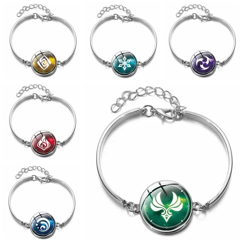 Eye of God Game Anime Genshin Impact Cosplay Men Women Alloy Bracelet Adjustable Couple Accessories Birthday Present Wristband
Eye of God Game Anime Genshin Impact Cosplay Men Women Alloy Bracelet Adjustable Couple Accessories Birthday Present Wristband