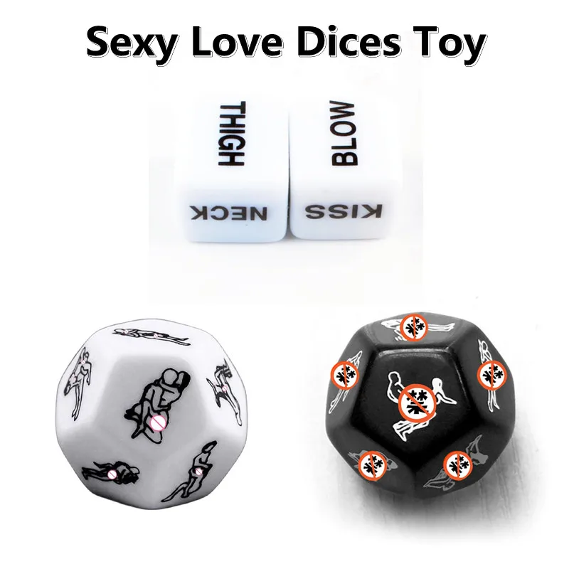 

6/12 Sides Sexy Funny Dice Party Gifts Funny Adult Love Humour Gambling Sex Romance Erotic Kama Sutra Craps Sexy Love Dices Toy
