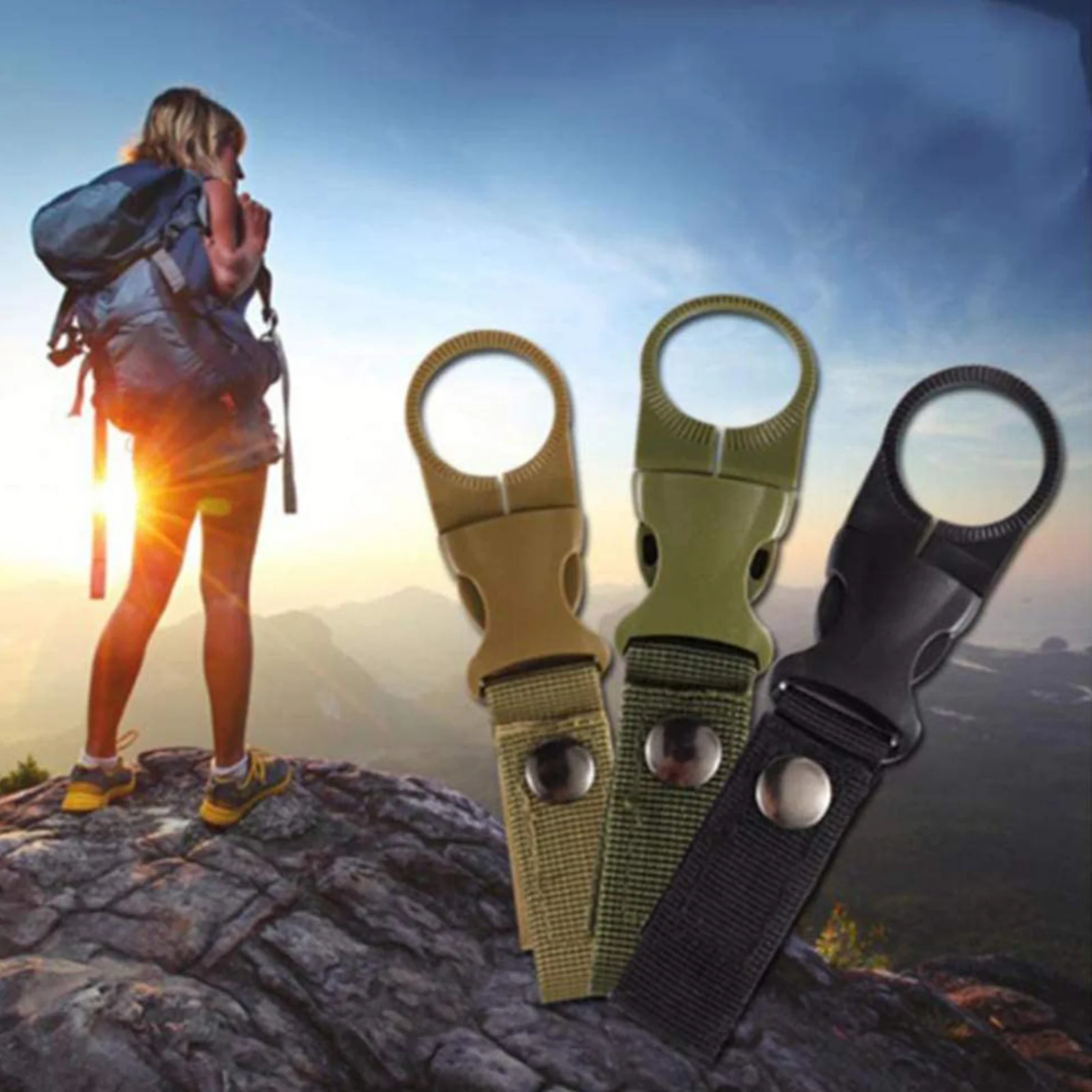Outdoor Tactical ​Ribbon Water Bottle Buckle Multifunctional Carabiner Portable Water Bottle Hanging Mineral Water Clip Buckl
Outdoor Tactical ​Ribbon Water Bottle Buckle Multifunctional Carabiner Portable Water Bottle Hanging Mineral Water Clip Buckl