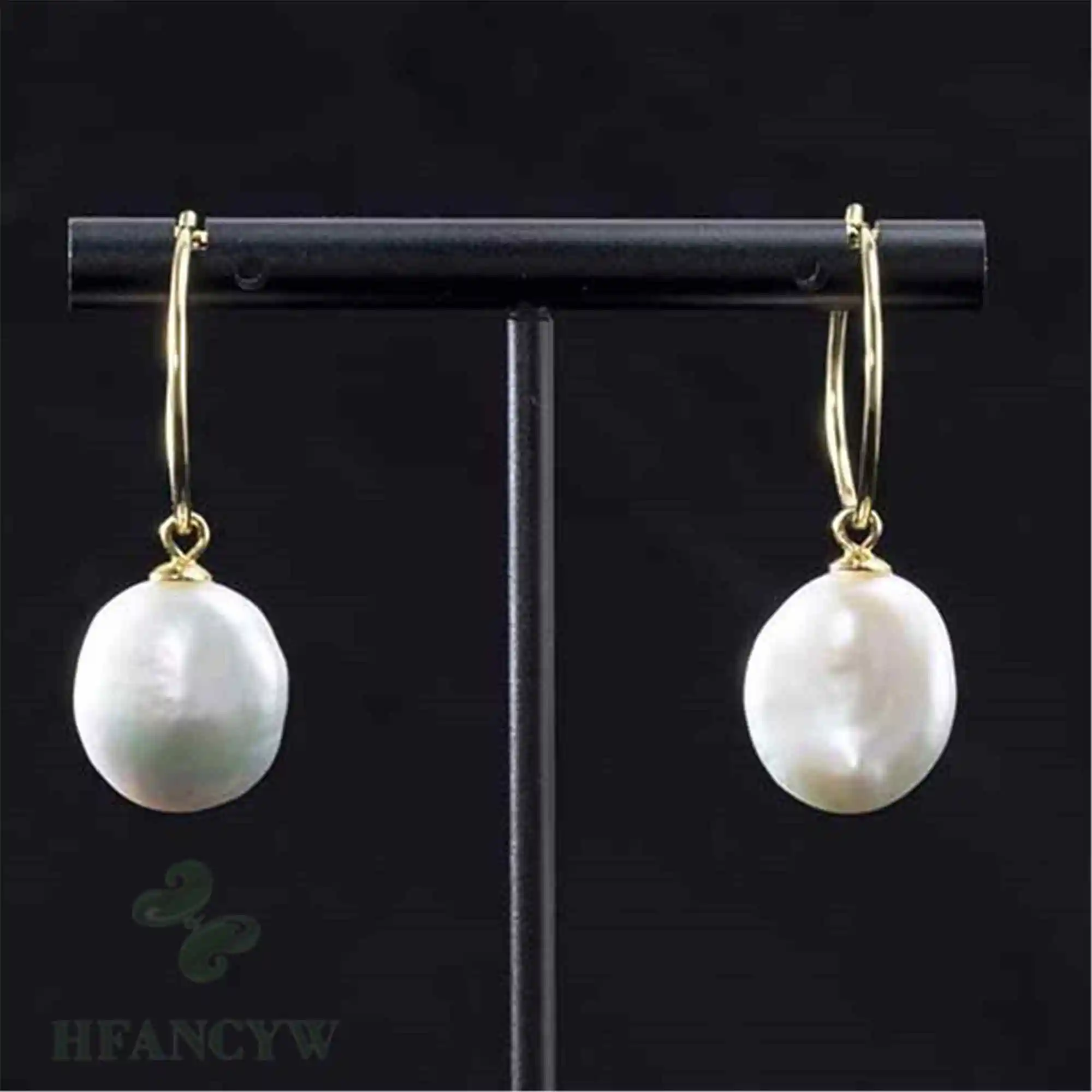 12x13mm Baroque Pearl 14K Earrings Dangle Irregular Cultured Luxury Real Wedding AAA
12x13mm Baroque Pearl 14K Earrings Dangle Irregular Cultured Luxury Real Wedding AAA
