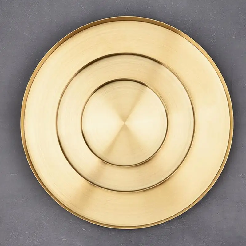 Desktop Round Shape Storage Tray Stainless Steel Home Jewelry Display Decorative Organizer
Desktop Round Shape Storage Tray Stainless Steel Home Jewelry Display Decorative Organizer