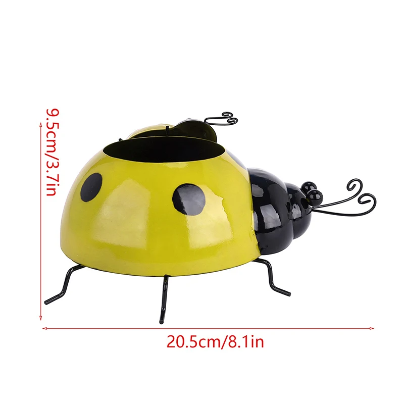 Ladybug Succulent Plant Pot Metal Simulation Insect Shaped Planter Colorful Housewarming Container Decor for Home Office L66 
Ladybug Succulent Plant Pot Metal Simulation Insect Shaped Planter Colorful Housewarming Container Decor for Home Office L66