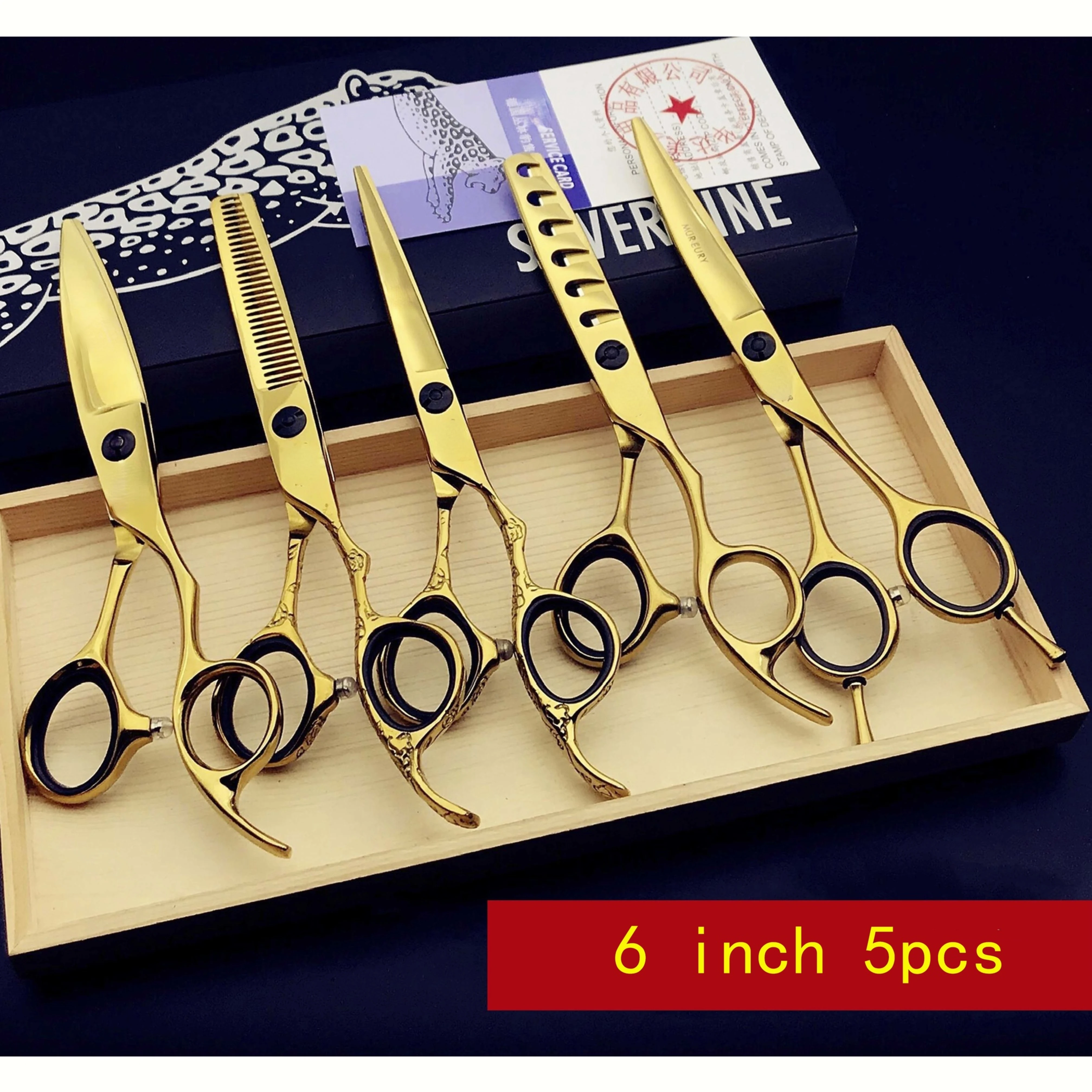 6 Professional Hair Salon Structure Scissors Set Cutting Barber Haircut Thinning Shear Scissors Hairdressing Hair Tools Scissors
6 Professional Hair Salon Structure Scissors Set Cutting Barber Haircut Thinning Shear Scissors Hairdressing Hair Tools Scissors