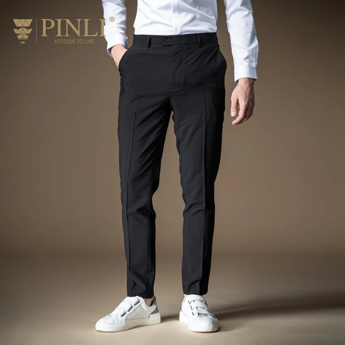Pinli 2020 Autumn New Slim Straight Tube Solid Color Business Casual Man Fashion Brand Suit Trousers Cropped Pants B193115500 
Pinli 2020 Autumn New Slim Straight Tube Solid Color Business Casual Man Fashion Brand Suit Trousers Cropped Pants B193115500