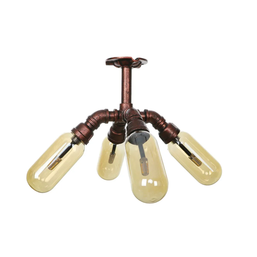 Retro Industrial Water pipe Ceiling Light Smoked Grey Glass lampshade Lamp Dining Room Bar Counter lights with switch Lighting
Retro Industrial Water pipe Ceiling Light Smoked Grey Glass lampshade Lamp Dining Room Bar Counter lights with switch Lighting