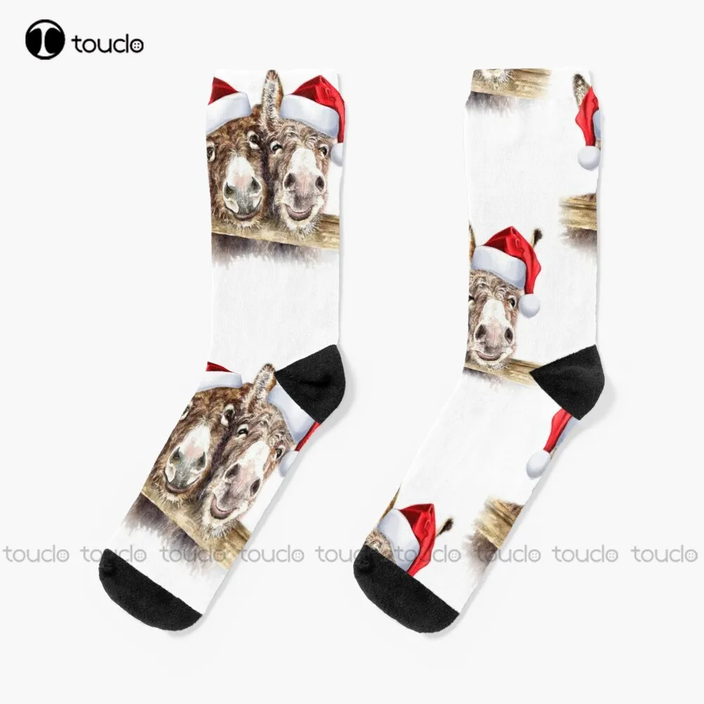 Donkey Pair Christmas Painting Socks Mens Black Socks Personalized Custom Unisex Adult Teen Youth Socks 360° Digital Print
Donkey Pair Christmas Painting Socks Mens Black Socks Personalized Custom Unisex Adult Teen Youth Socks 360° Digital Print