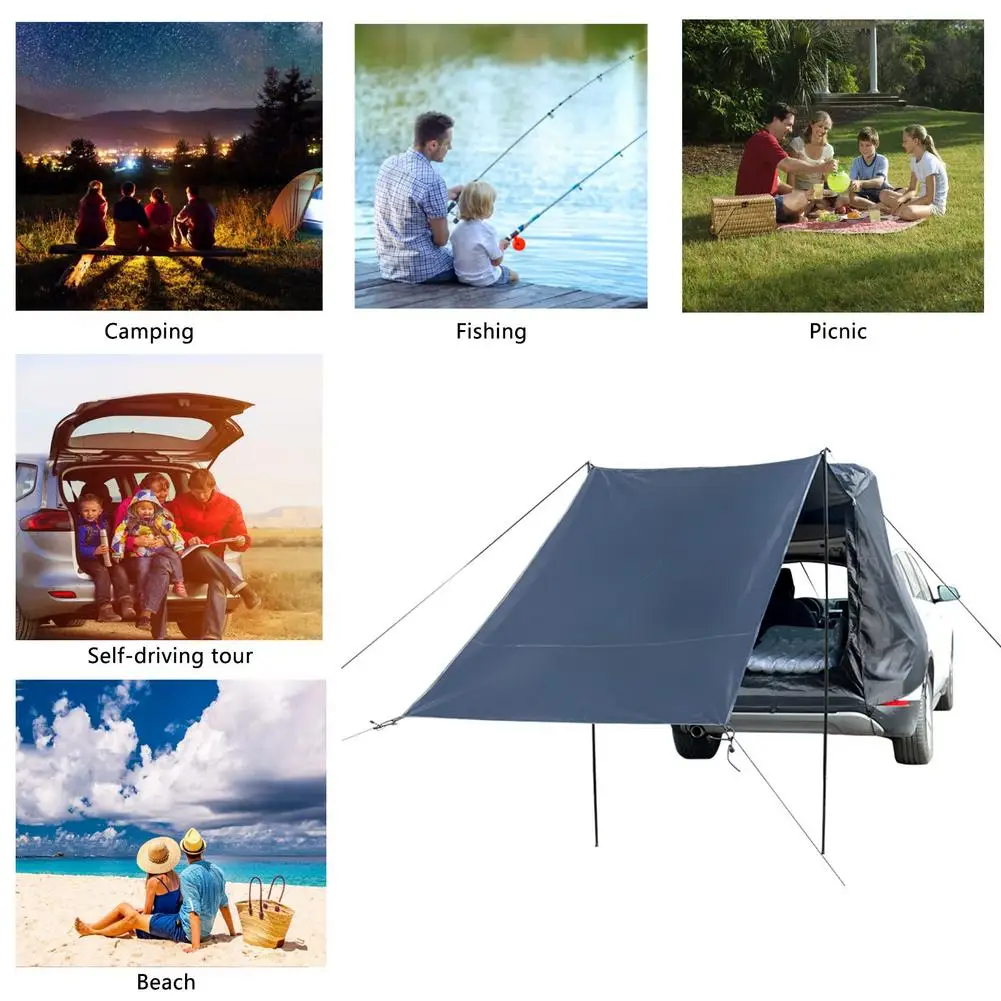 Car Trunk Tent SUV Self-driving tent shelter Rays Barbecue Camping Tail Extension Sunshade Rainproof Tourist Tent
Car Trunk Tent SUV Self-driving tent shelter Rays Barbecue Camping Tail Extension Sunshade Rainproof Tourist Tent