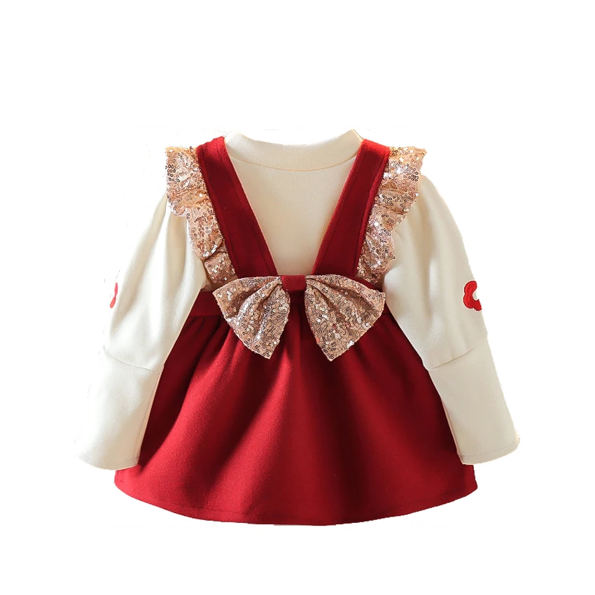 Girls Clothes Dresses Spring Autumn Bling Bow Long Sleeve Clothes Kids Priness Cotton Tshirt+dress 2pc Dress for Party Outdoor
Girls Clothes Dresses Spring Autumn Bling Bow Long Sleeve Clothes Kids Priness Cotton Tshirt+dress 2pc Dress for Party Outdoor
