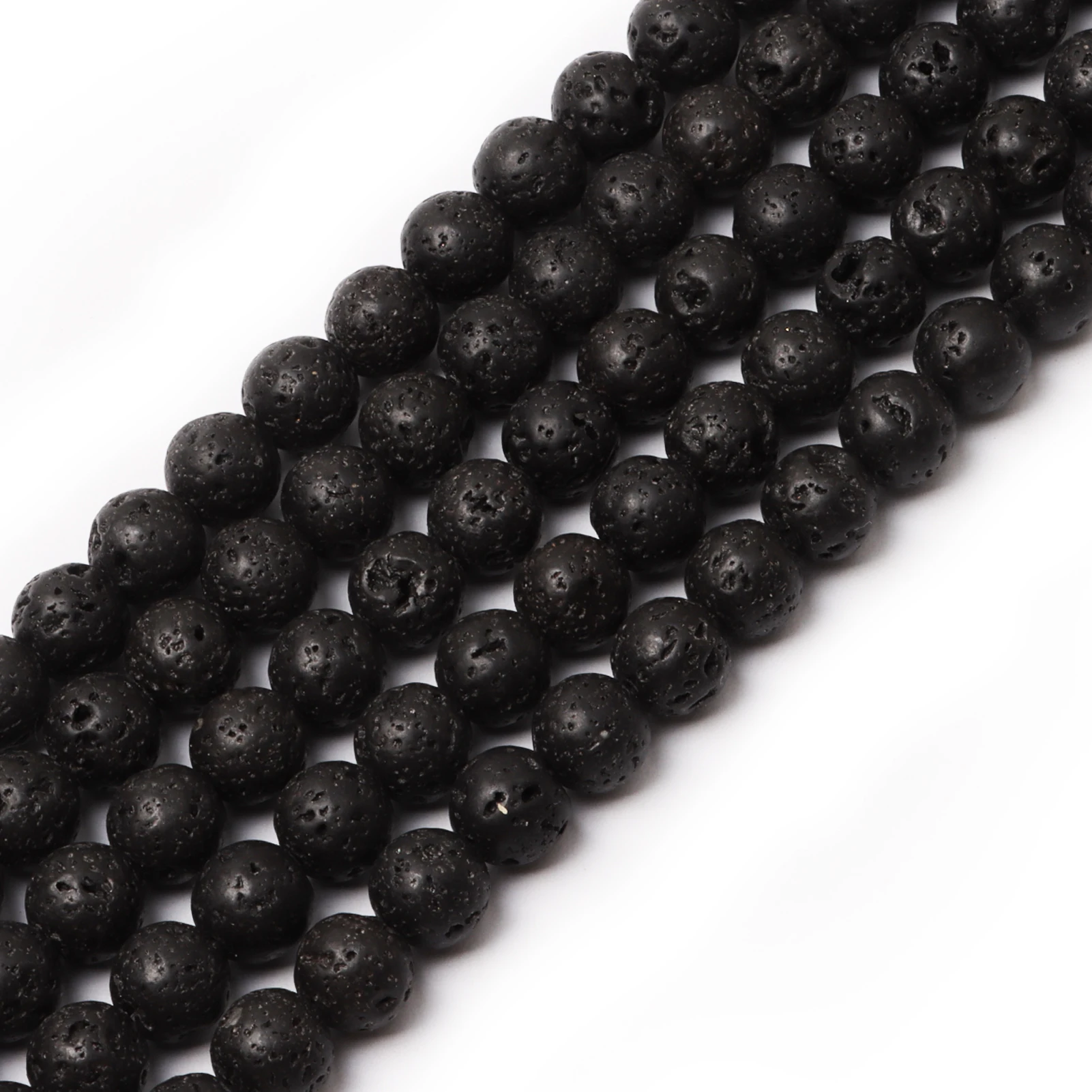 Natural Round Stone Beads, Natural Gemstone Hole Size 6/8/10mm Crystal Energy Stone Healing Power Smooth Black Lava Stone Beads
Natural Round Stone Beads, Natural Gemstone Hole Size 6/8/10mm Crystal Energy Stone Healing Power Smooth Black Lava Stone Beads