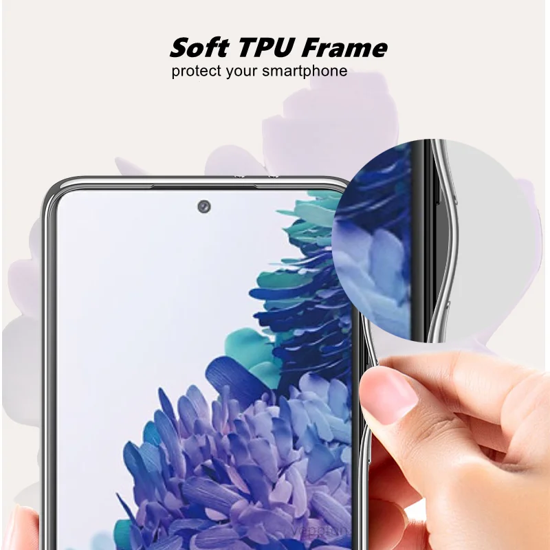 Tempered Glass Case For Samsung Galaxy S21 Ultra Case Luxury Plating Soft TPU Bumper Back Cover For Samsung Galaxy S21 Plus 5G
Tempered Glass Case For Samsung Galaxy S21 Ultra Case Luxury Plating Soft TPU Bumper Back Cover For Samsung Galaxy S21 Plus 5G
