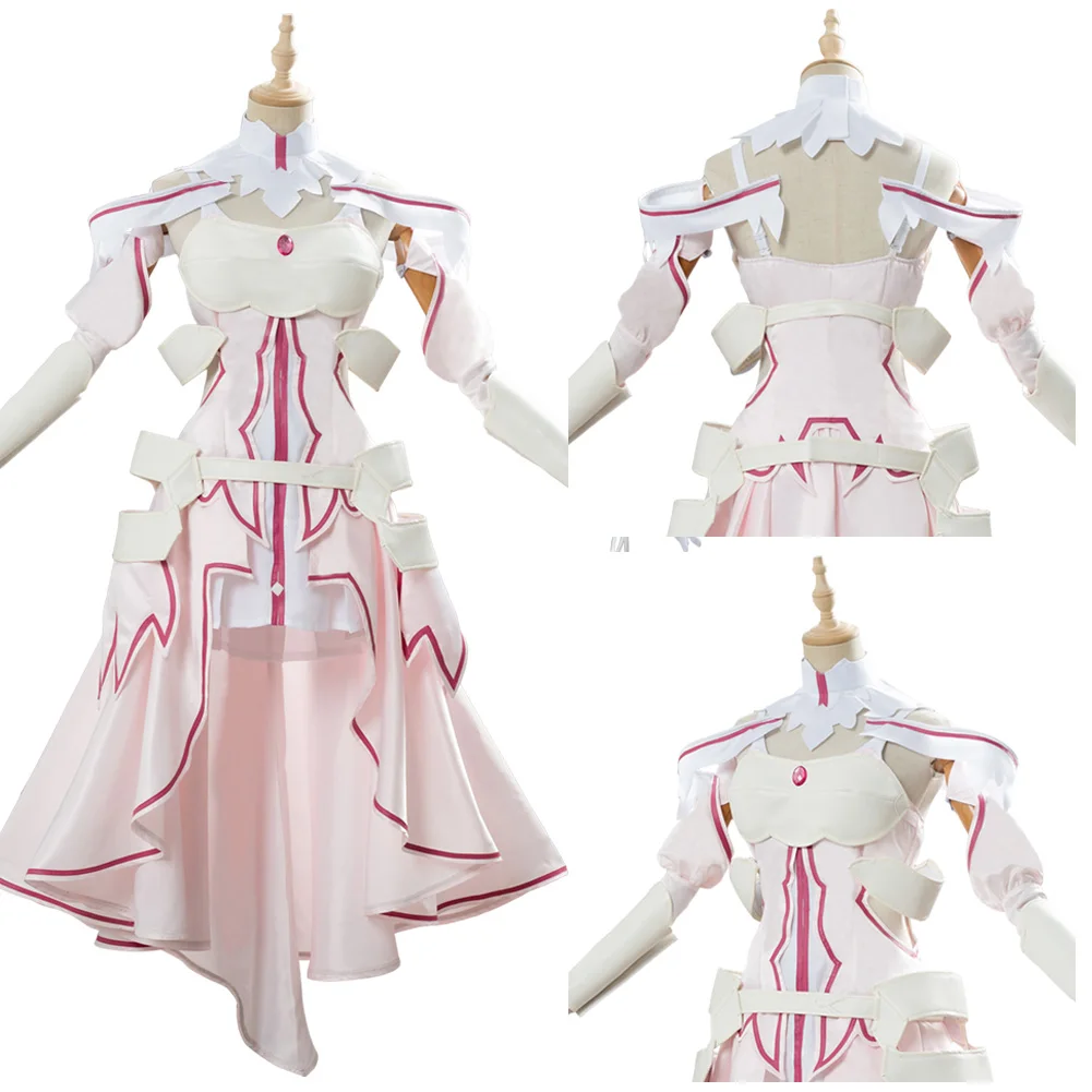 NEW Sword Art Online Cosplay Yuuki Asuna Cosplay Costume SAO Alicization Costume Dress For Women Girl Female uniform dress
NEW Sword Art Online Cosplay Yuuki Asuna Cosplay Costume SAO Alicization Costume Dress For Women Girl Female uniform dress