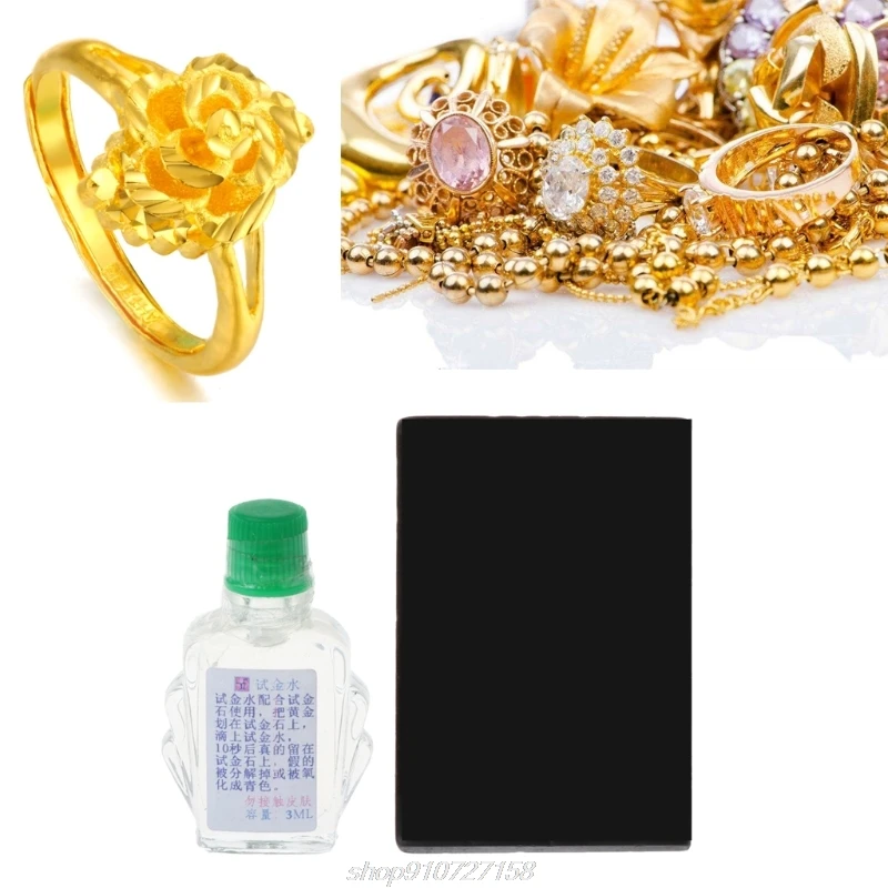 Practical Acid Test Kit Silver Platinum Gold Testing Touchstone Jewelry Tool Set N19 20 Dropshipping
Practical Acid Test Kit Silver Platinum Gold Testing Touchstone Jewelry Tool Set N19 20 Dropshipping