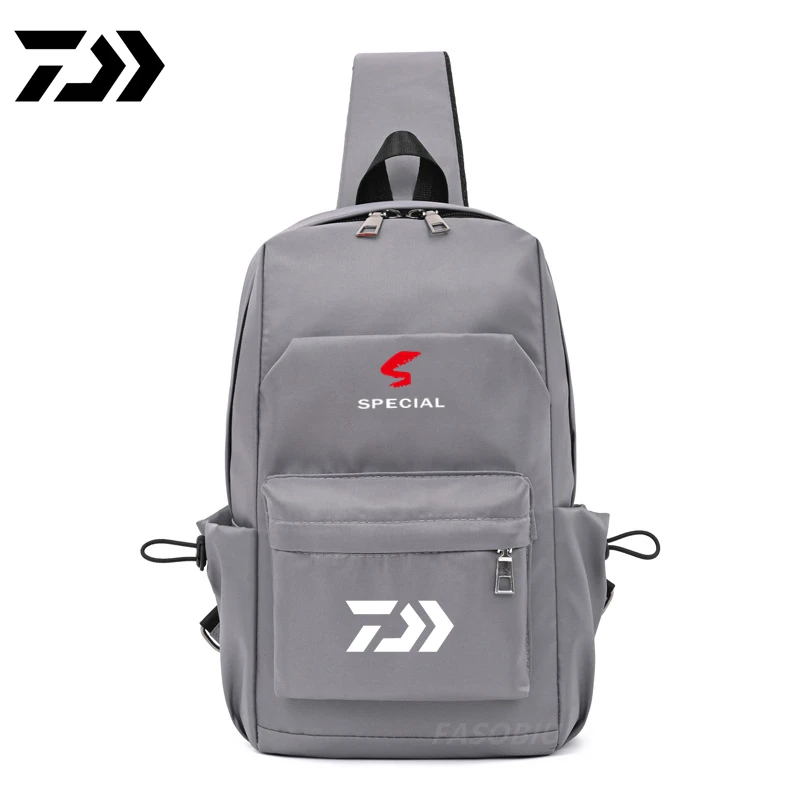Daiwa Men Women Single Shoulder Fishing Bags Waterproof Leisure Multi Function Backpacks Fishing Gear Kit New Outdoor Hiking Bag
Daiwa Men Women Single Shoulder Fishing Bags Waterproof Leisure Multi Function Backpacks Fishing Gear Kit New Outdoor Hiking Bag