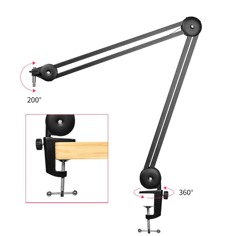 Mic Stand for Blue Spark , Heavy Duty Microphone Stand Suspension Boom Scissor Arm Stands for Blue Ye-ti and Other Mics
Mic Stand for Blue Spark , Heavy Duty Microphone Stand Suspension Boom Scissor Arm Stands for Blue Ye-ti and Other Mics