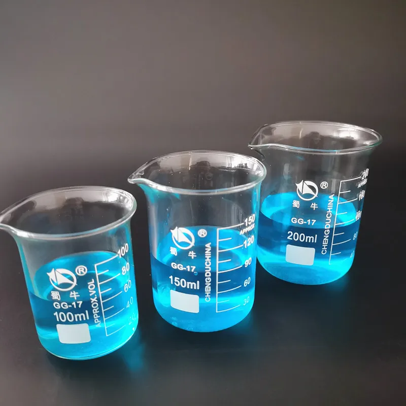 3pcs/set 100/150/200ml Glass Beaker For Laboratory Tests, Measuring Cup Volumetric Glassware For Lab Experiments
3pcs/set 100/150/200ml Glass Beaker For Laboratory Tests, Measuring Cup Volumetric Glassware For Lab Experiments