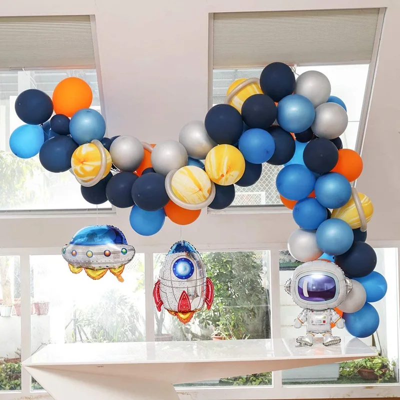 1 Set Outer Space Balloons Arch Garland Rocket Astronaut Ballon Nine Planets Banner for Kids Baby Shower Birthday Party Decor
1 Set Outer Space Balloons Arch Garland Rocket Astronaut Ballon Nine Planets Banner for Kids Baby Shower Birthday Party Decor