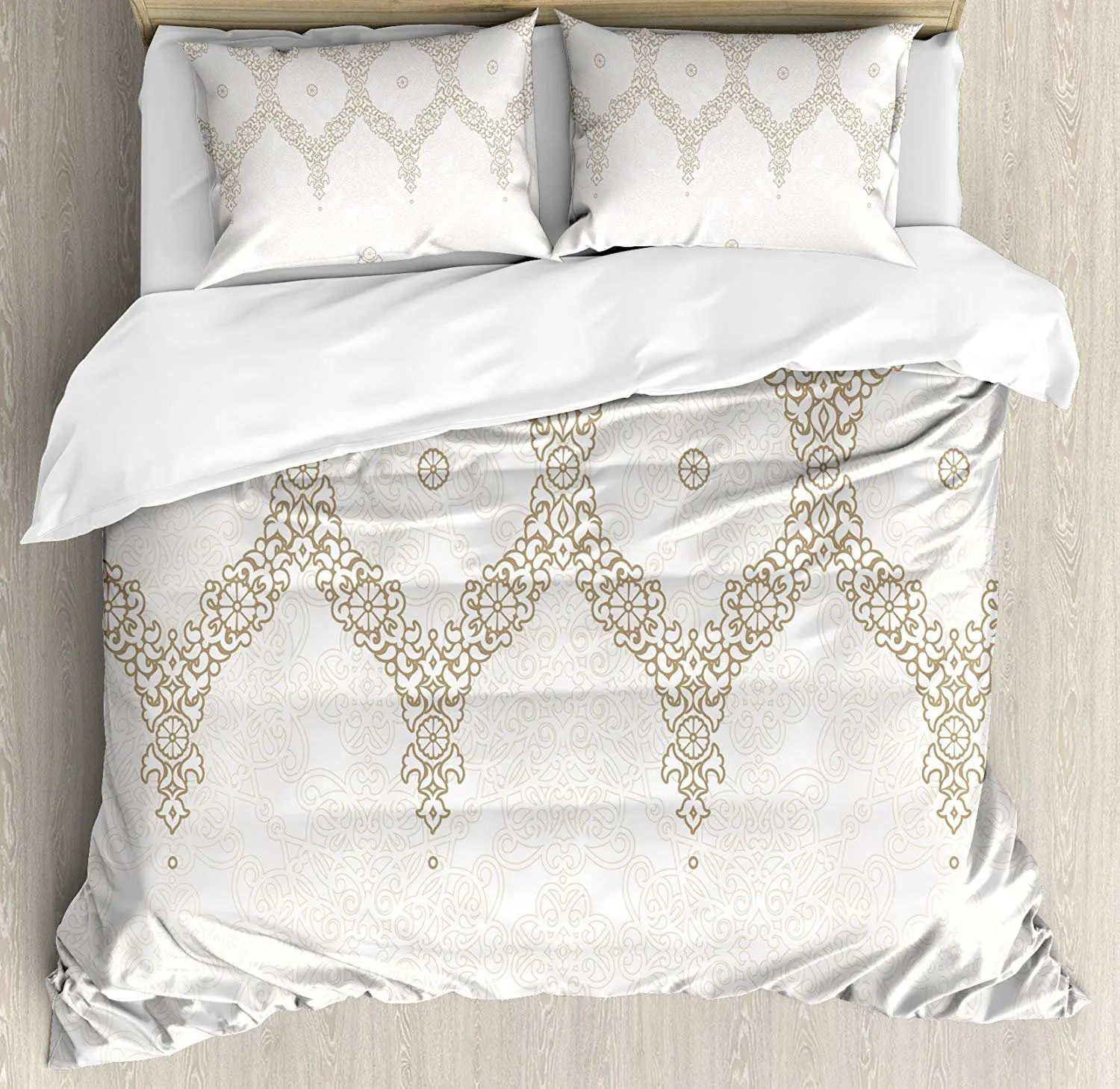 Moroccan Bedding Set Ornatewith Traditional Soft Color Eastern Elements and Duvet Cover Pillowcase Bedclothes Double Bed Set
Moroccan Bedding Set Ornatewith Traditional Soft Color Eastern Elements and Duvet Cover Pillowcase Bedclothes Double Bed Set