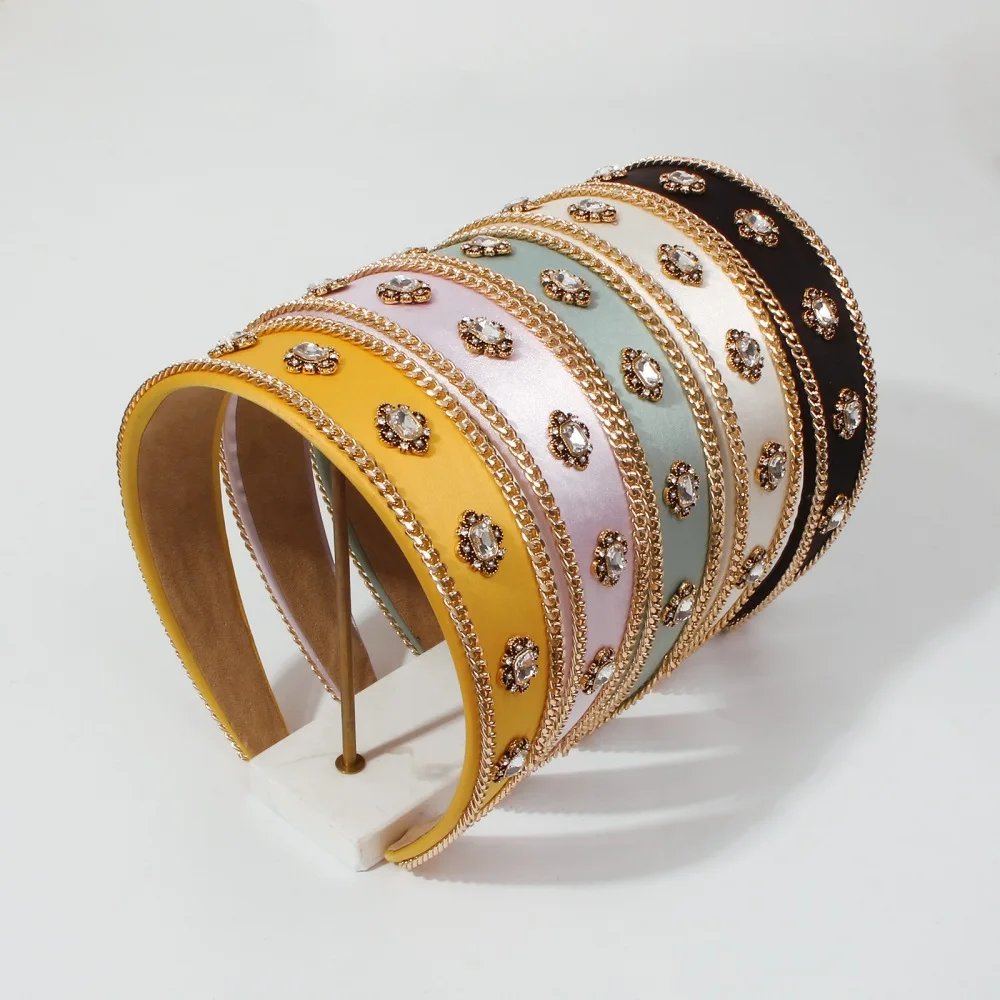 Оптовая продажа, повязка на голову в стиле барокко Стразы для женщин, винтажная повязка на голову золотого цвета с блестящими кристаллами и ...
Оптовая продажа, повязка на голову в стиле барокко Стразы для женщин, винтажная повязка на голову золотого цвета с блестящими кристаллами и ...
