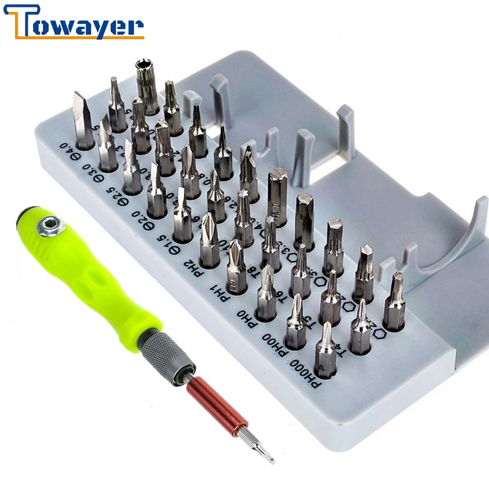32 in 1 Precision Screwdriver Set Mini Magnetic Screwdriver Set for Phone Mobile Ipad Camera Maintenance Household Repair Tool
32 in 1 Precision Screwdriver Set Mini Magnetic Screwdriver Set for Phone Mobile Ipad Camera Maintenance Household Repair Tool