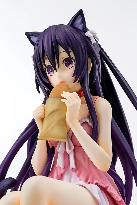

18cm Date A Live Anime Sexy Cat Girl Yatogami Tohka Action Figure Decoration Home Statue Collectible Model Toys