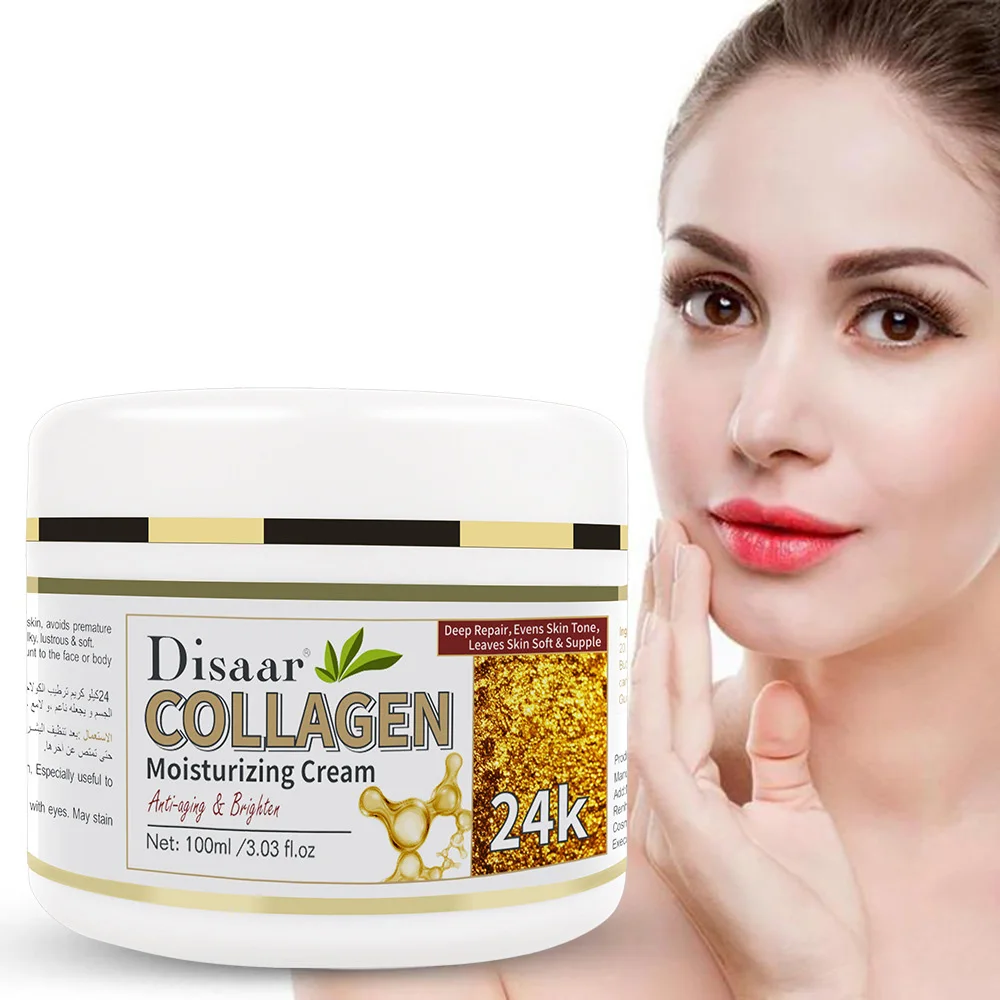 100ml Collagen Moisturizing Cream Nourish Brighten Diminishes Wrinkles Elastic Skin Cream Reduce Melanin Softening Body Care
100ml Collagen Moisturizing Cream Nourish Brighten Diminishes Wrinkles Elastic Skin Cream Reduce Melanin Softening Body Care