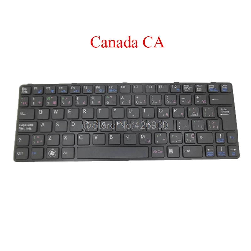 Laptop CA Keyboard For SONY For VAIO SVE11 SVE111 SVE11115FDB Canada black with frame new
Laptop CA Keyboard For SONY For VAIO SVE11 SVE111 SVE11115FDB Canada black with frame new