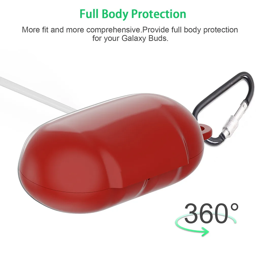 Чехол VOBERRY для Samsung Galaxy Buds портативный чехол ПК защита от пыли наушников прочная