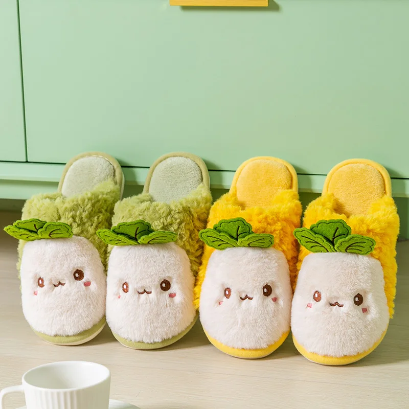 Woman Winter Warm Plush Slippers Funny Cute Cartoon House Cotton Shoes Ladies Household Bedroom Non-Slip Couples Furry Slipper
Woman Winter Warm Plush Slippers Funny Cute Cartoon House Cotton Shoes Ladies Household Bedroom Non-Slip Couples Furry Slipper