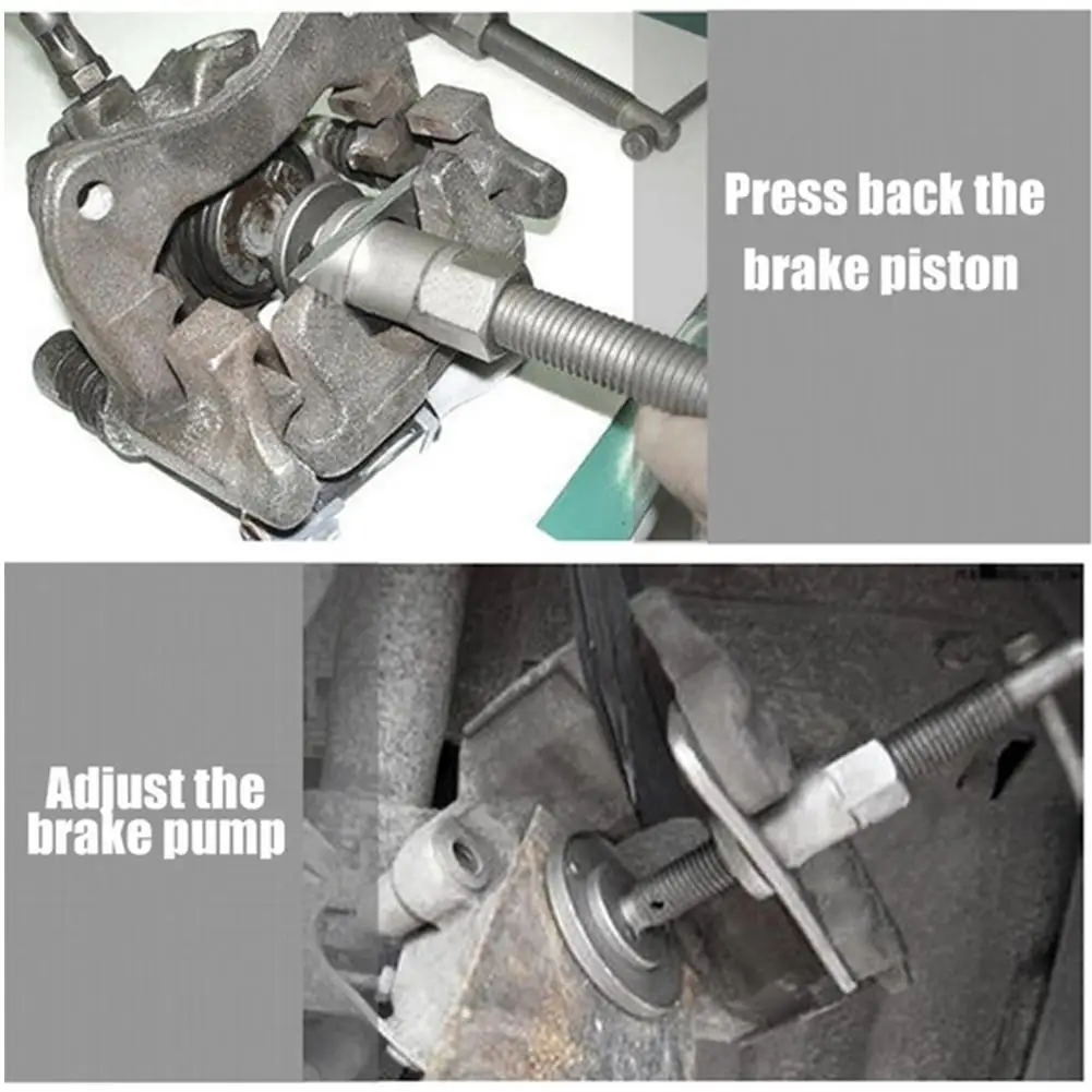 Rake Piston Adjustment Tool Car Pneumatic Brake Pump Adjusting Tool Air Operated Piston Wind Back Tool Repels Brake Piston Car
Rake Piston Adjustment Tool Car Pneumatic Brake Pump Adjusting Tool Air Operated Piston Wind Back Tool Repels Brake Piston Car
