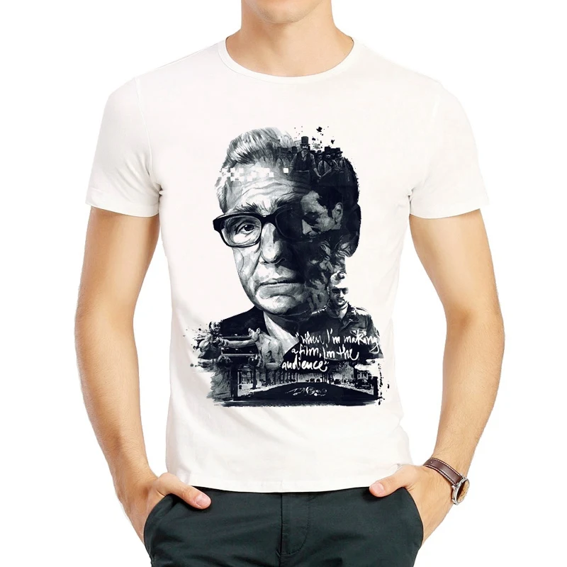 

Martin Scorsese T-Shirt White Color Mens Women Short Sleeve Tops Tees Summer O Neck Fashion Garments Clothes