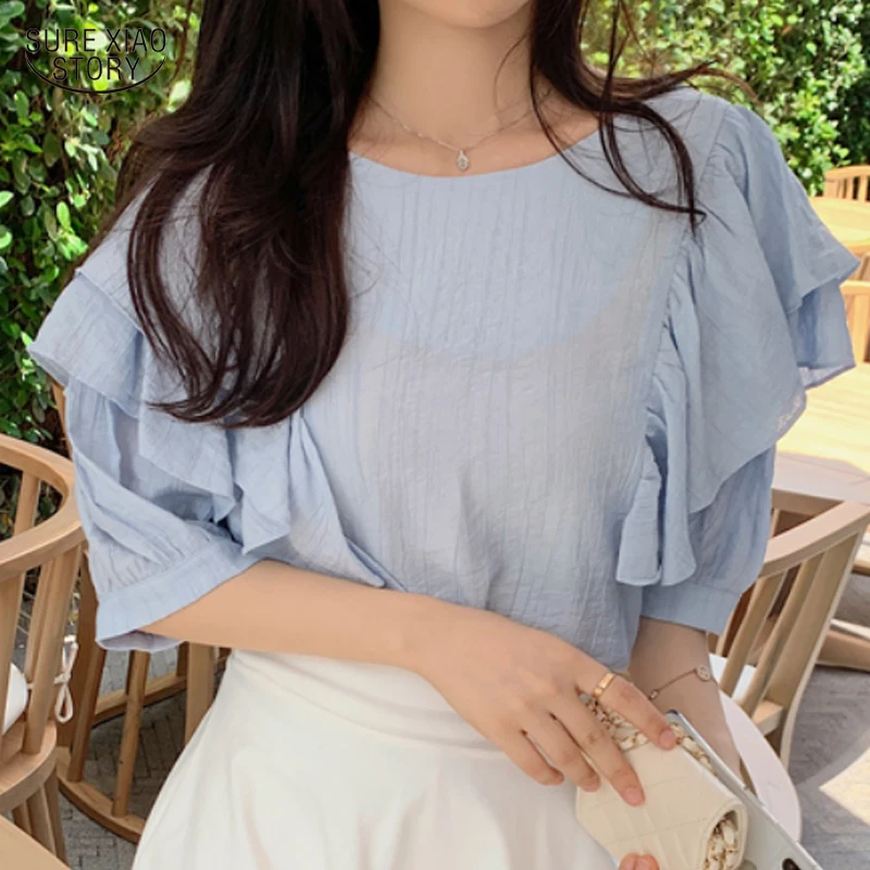 Женская винтажная шифоновая блузка, элегантная голубая или белая рубашка с коротким рукавом и шнуровкой, модель 2023 на лето, 14418
Женская винтажная шифоновая блузка, элегантная голубая или белая рубашка с коротким рукавом и шнуровкой, модель 2023 на лето, 14418