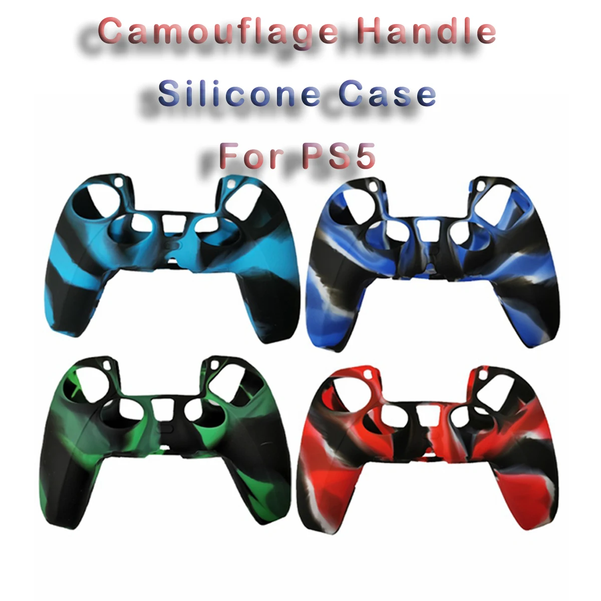 PS5 Camouflage Handle Silicone Case For Sony Playstation5 Controller Handle Shockproof Protective Cover Handle Skin Soft Shell
PS5 Camouflage Handle Silicone Case For Sony Playstation5 Controller Handle Shockproof Protective Cover Handle Skin Soft Shell