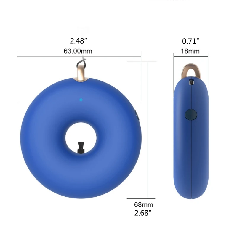 Mini Portable Low Noise Air Purifier Necklace Negative Ionizer Air Freshener A0NC 
Mini Portable Low Noise Air Purifier Necklace Negative Ionizer Air Freshener A0NC