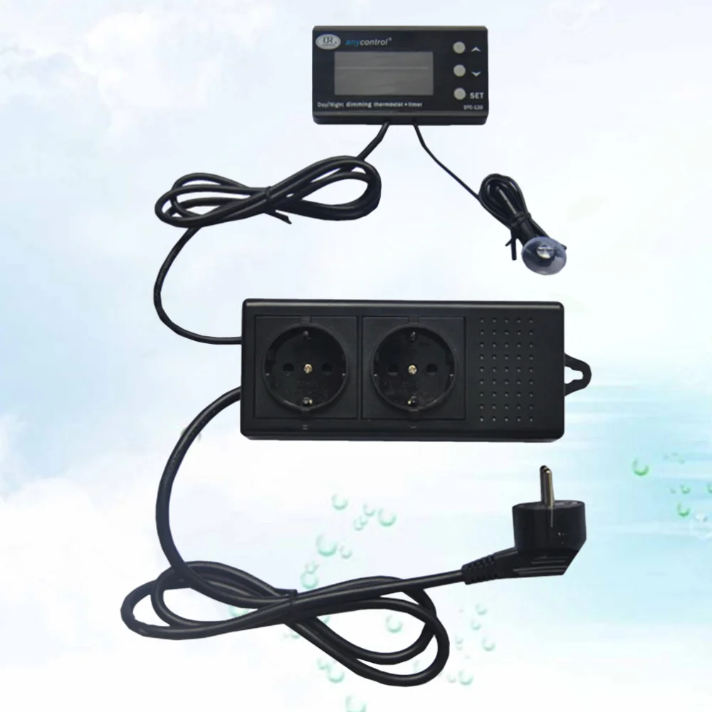 Digital Temperature Controller Aquarium Thermostat for Aquarium Fish Tank Reptile Breeding Heat Mat and Brewing (EU Plug)
Digital Temperature Controller Aquarium Thermostat for Aquarium Fish Tank Reptile Breeding Heat Mat and Brewing (EU Plug)