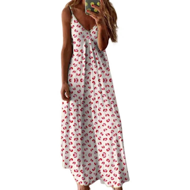 Women Sexy Gentle Comfortable V-Neck Skirt High Waist Big Swing Elegant Dot Printed Women Dresses Summer
Women Sexy Gentle Comfortable V-Neck Skirt High Waist Big Swing Elegant Dot Printed Women Dresses Summer