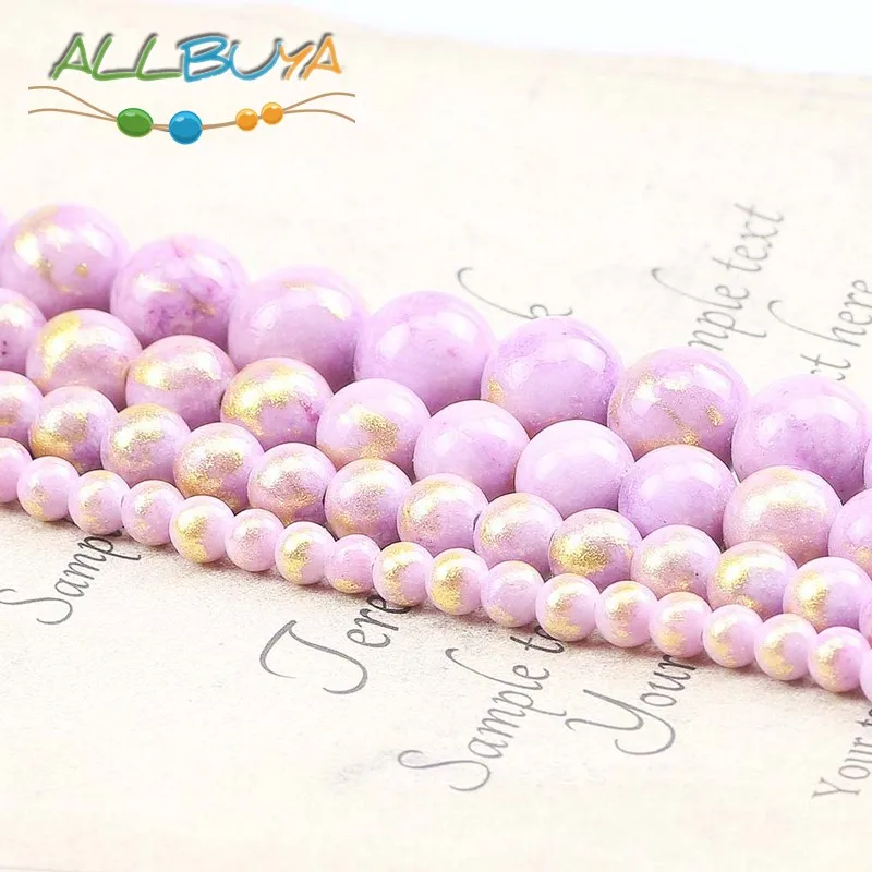 Natural Stone Light Purple Lapis Lazuli Jades Beads for Bracelet Necklace Making 4/6/8/10mm Jewellery Accessories Minerals Beads
Natural Stone Light Purple Lapis Lazuli Jades Beads for Bracelet Necklace Making 4/6/8/10mm Jewellery Accessories Minerals Beads