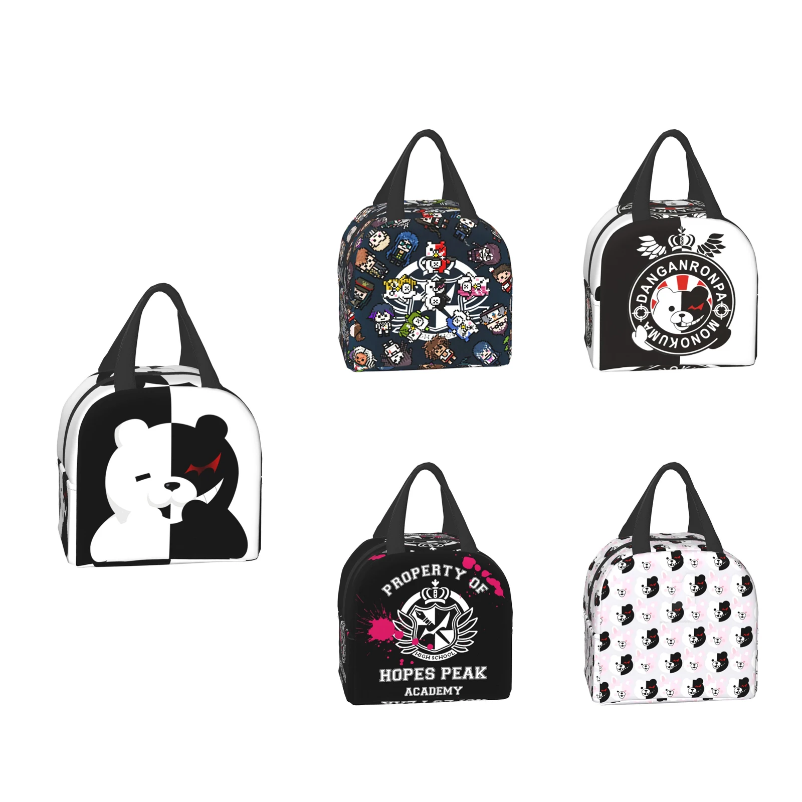 Аниме Danganronpa Monokuma, сумка для ланча, сумка, Ланч-бокс, изолированный Ланч-бокс для мужчин и женщин
Аниме Danganronpa Monokuma, сумка для ланча, сумка, Ланч-бокс, изолированный Ланч-бокс для мужчин и женщин