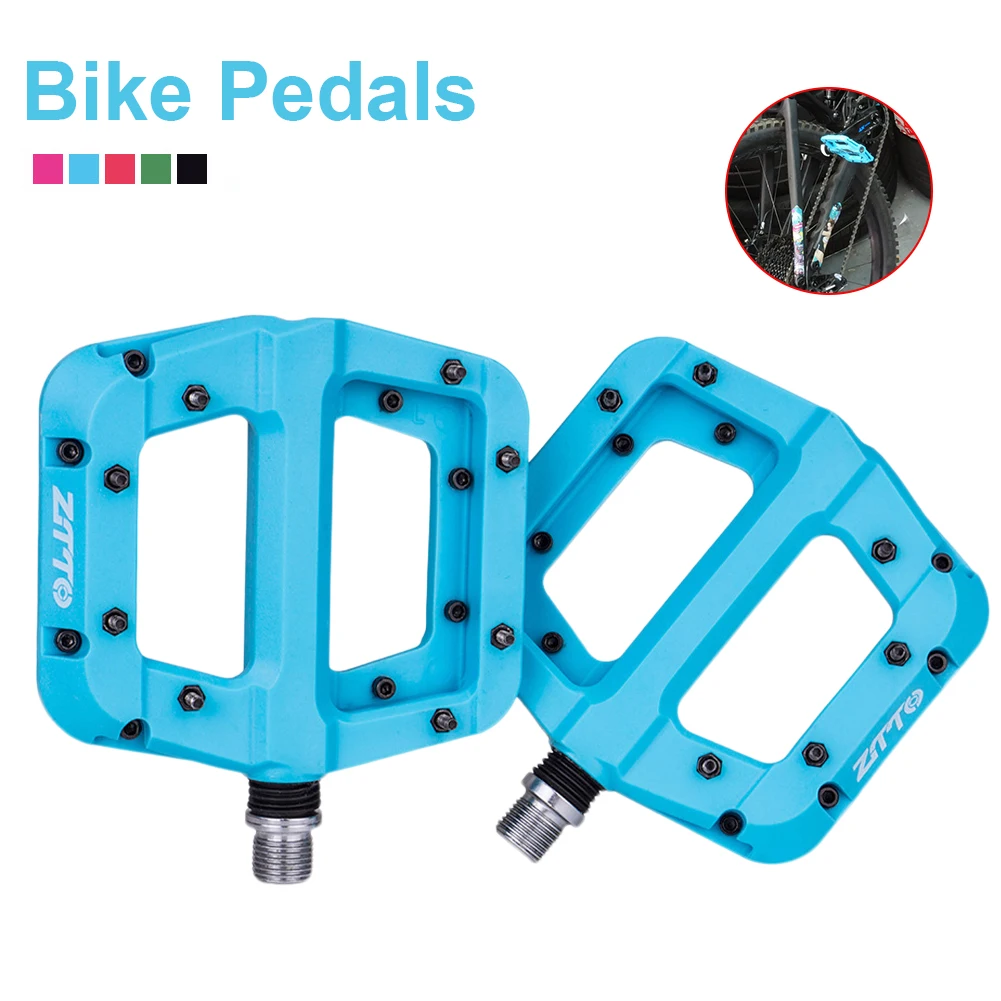 Bike Pedal Sealed Bearings Anti-Slip Ultra-Lightweight Nylon Flat Mountain Bike Pedals 9/16" Spindle Bicycle Accessories New
Bike Pedal Sealed Bearings Anti-Slip Ultra-Lightweight Nylon Flat Mountain Bike Pedals 9/16" Spindle Bicycle Accessories New