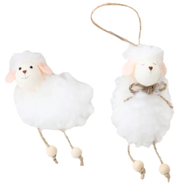 Q0KF Home Decoration DIY Easter Hanging Ornaments Creative Cute Little Sheep Pendant
Q0KF Home Decoration DIY Easter Hanging Ornaments Creative Cute Little Sheep Pendant