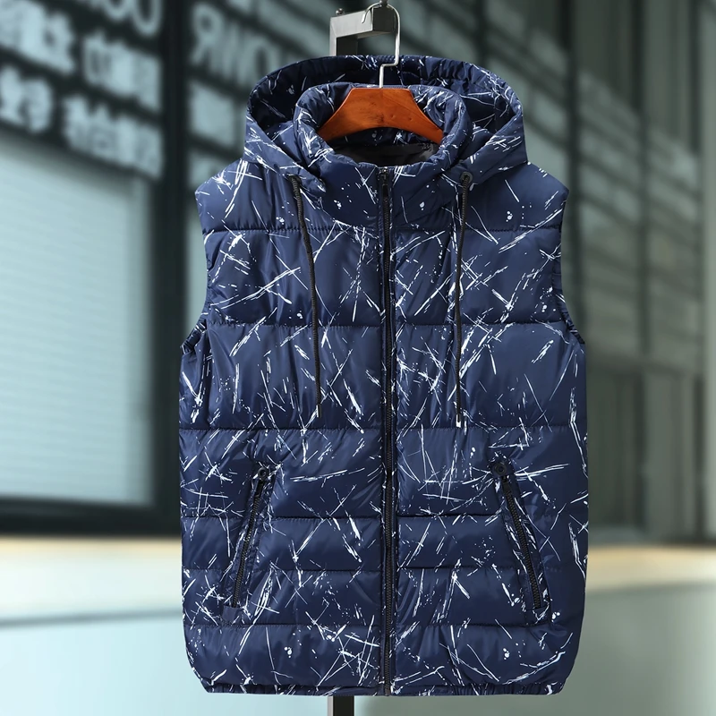 new Fashion Hooded Vest women Thicken Warm Cotton-padded Waistcoat Male Sleeveless Jacket Hat Detachable vest
new Fashion Hooded Vest women Thicken Warm Cotton-padded Waistcoat Male Sleeveless Jacket Hat Detachable vest