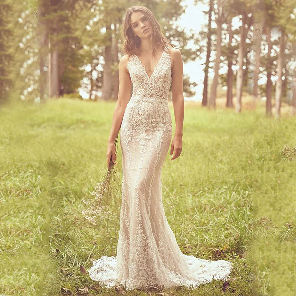 Summer Sexy White A-Line Wedding Dresses Sleeveless Sweep Button Strapless High Quality Lace Floor-Length Custom Made 2021 Robes
Summer Sexy White A-Line Wedding Dresses Sleeveless Sweep Button Strapless High Quality Lace Floor-Length Custom Made 2021 Robes