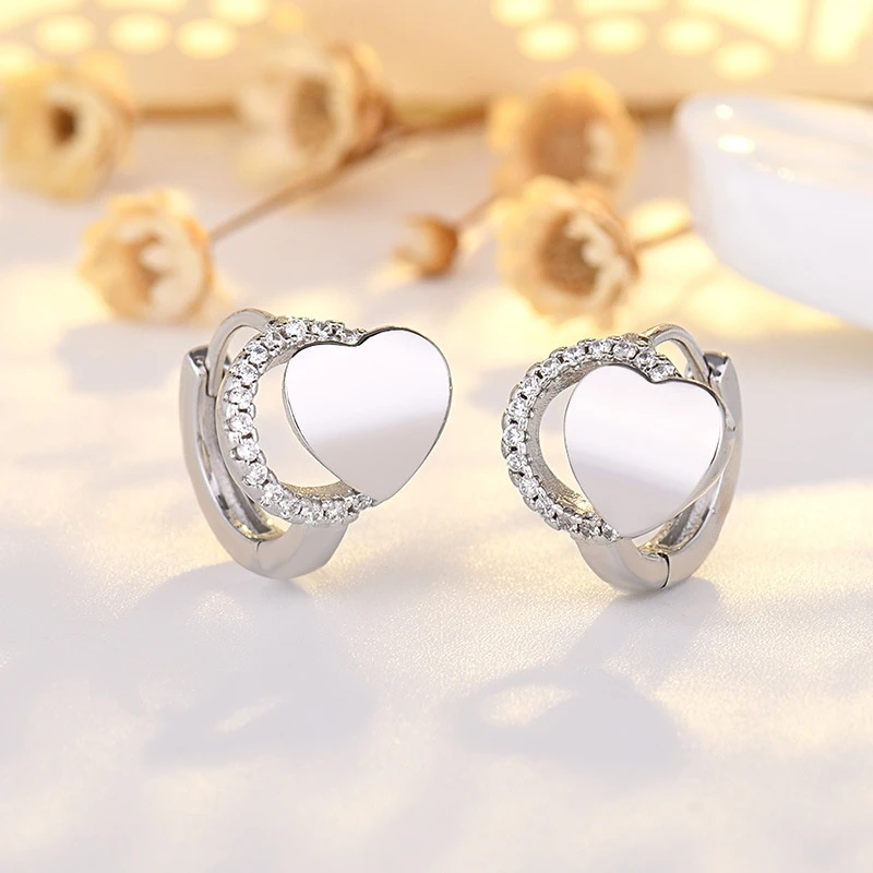 2021 Hot New Fashion Classic Heart-shaped Zircon Earrings for Women Korean Trend Simple Creativity Female Jewelry Wedding Gifts
2021 Hot New Fashion Classic Heart-shaped Zircon Earrings for Women Korean Trend Simple Creativity Female Jewelry Wedding Gifts