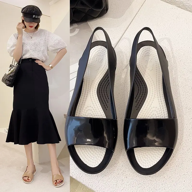2021 new Women Sandals Colorful Women Shoes Peep Toe Stappy Beach Rainbow Jelly Shoes Woman Summer shoes size 36-41
2021 new Women Sandals Colorful Women Shoes Peep Toe Stappy Beach Rainbow Jelly Shoes Woman Summer shoes size 36-41